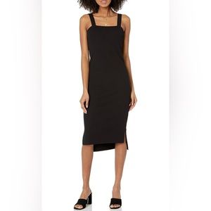 The Drop Women's Strappy Square-Neck Midi Tank Dress